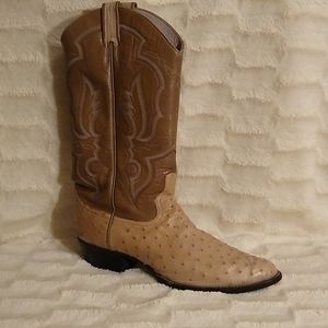 Men's ostrich boots